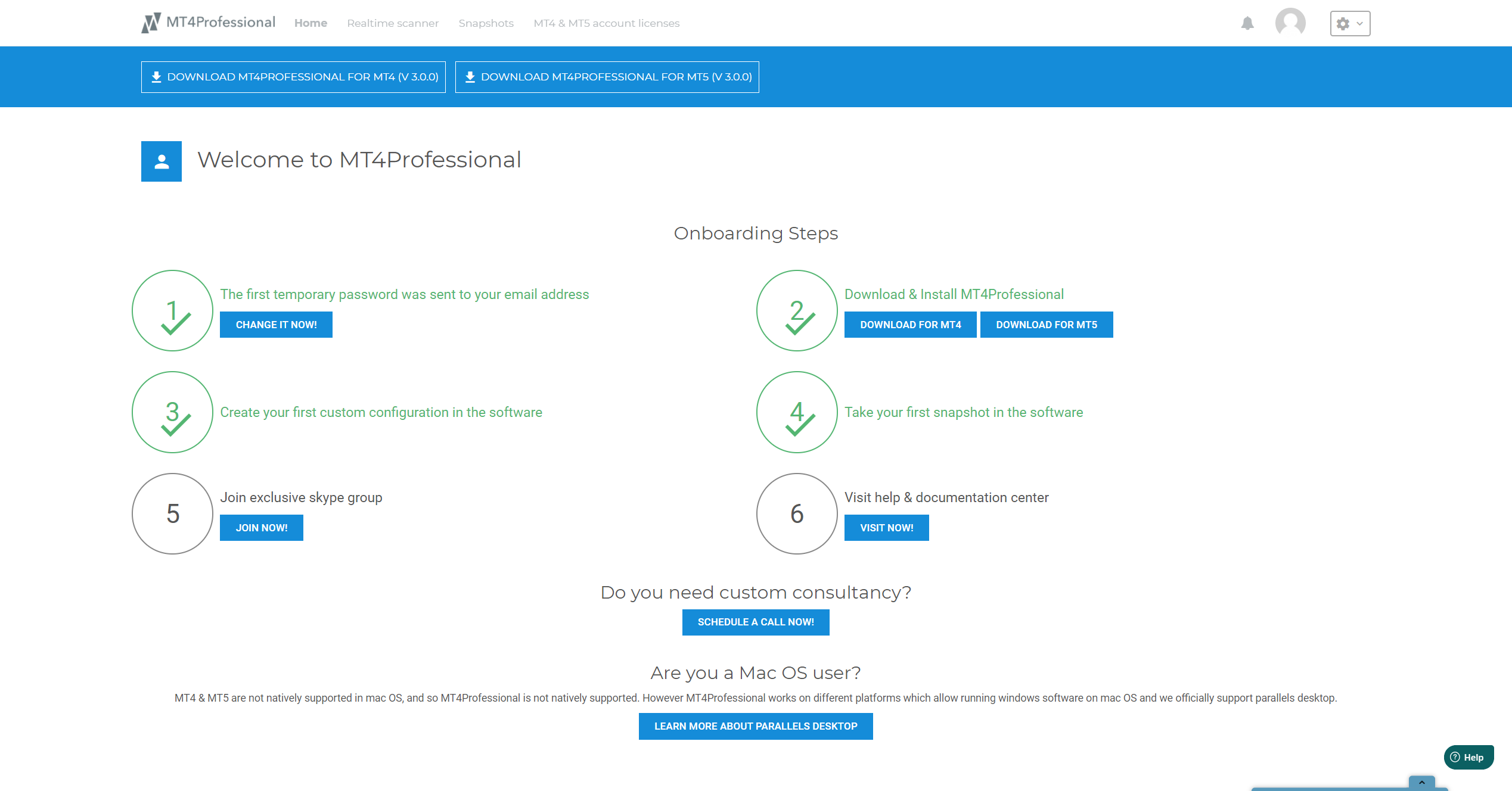 One month of MT4Professional 3.0.0🎂: a quick general update